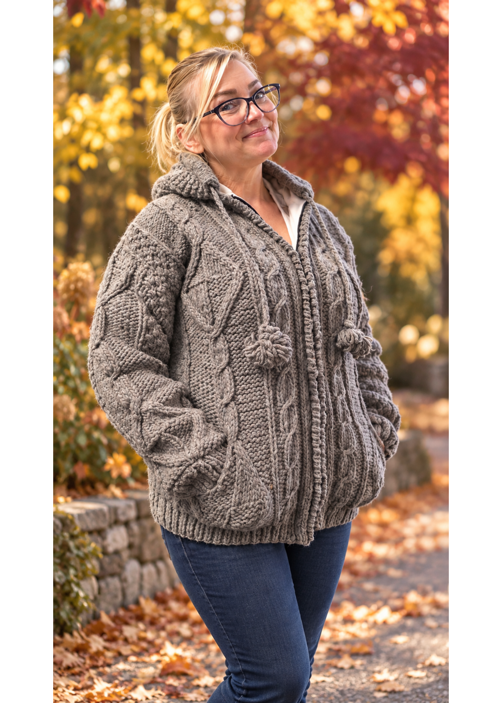 Sheep Wool Zip-up Sweaters Unisex