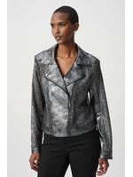 Joseph Ribkoff Joseph Ribkoff Faux Suede Moto Jacket
