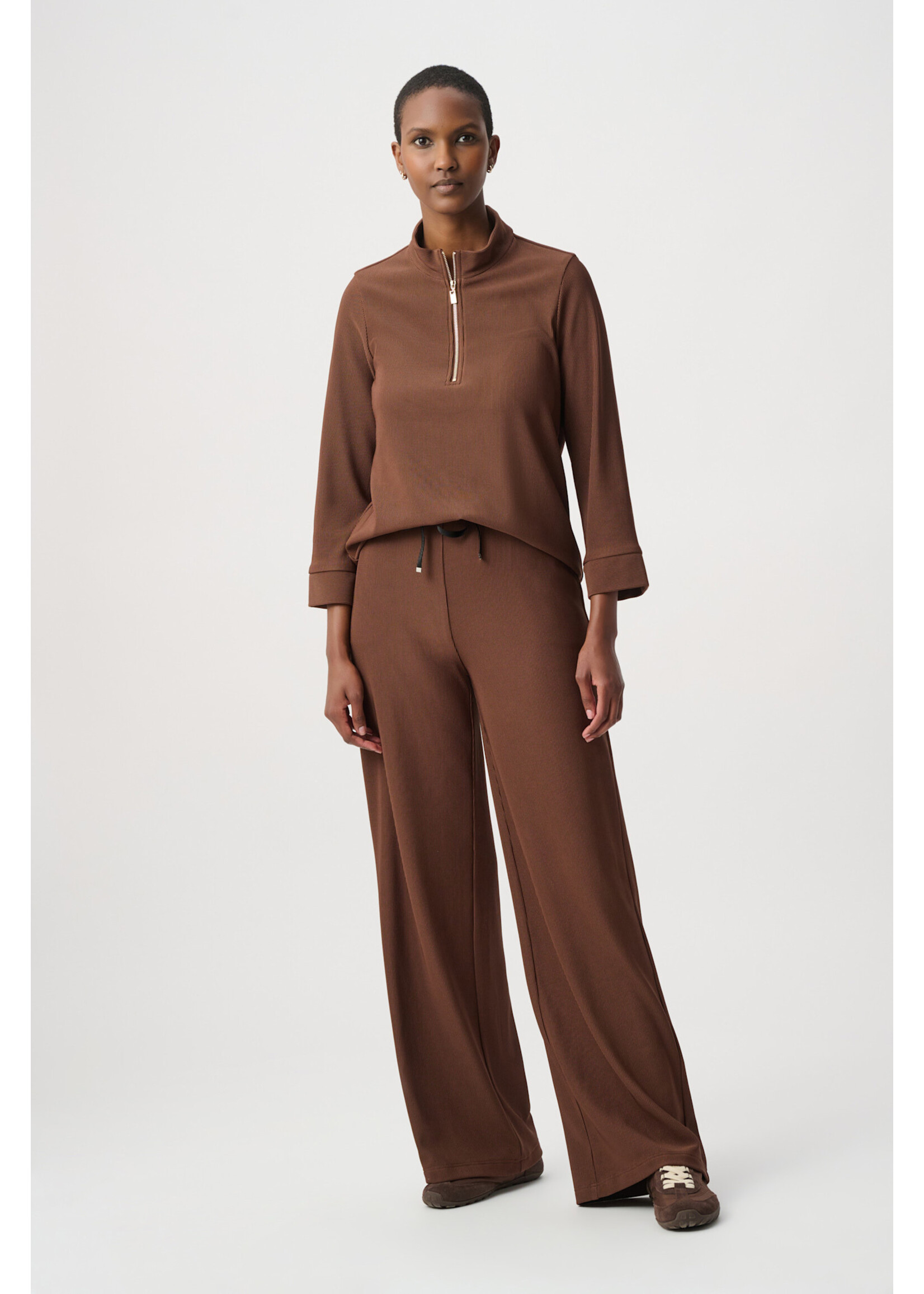 Joseph Ribkoff Joseph Ribkoff Rib Knit Half Zip Top