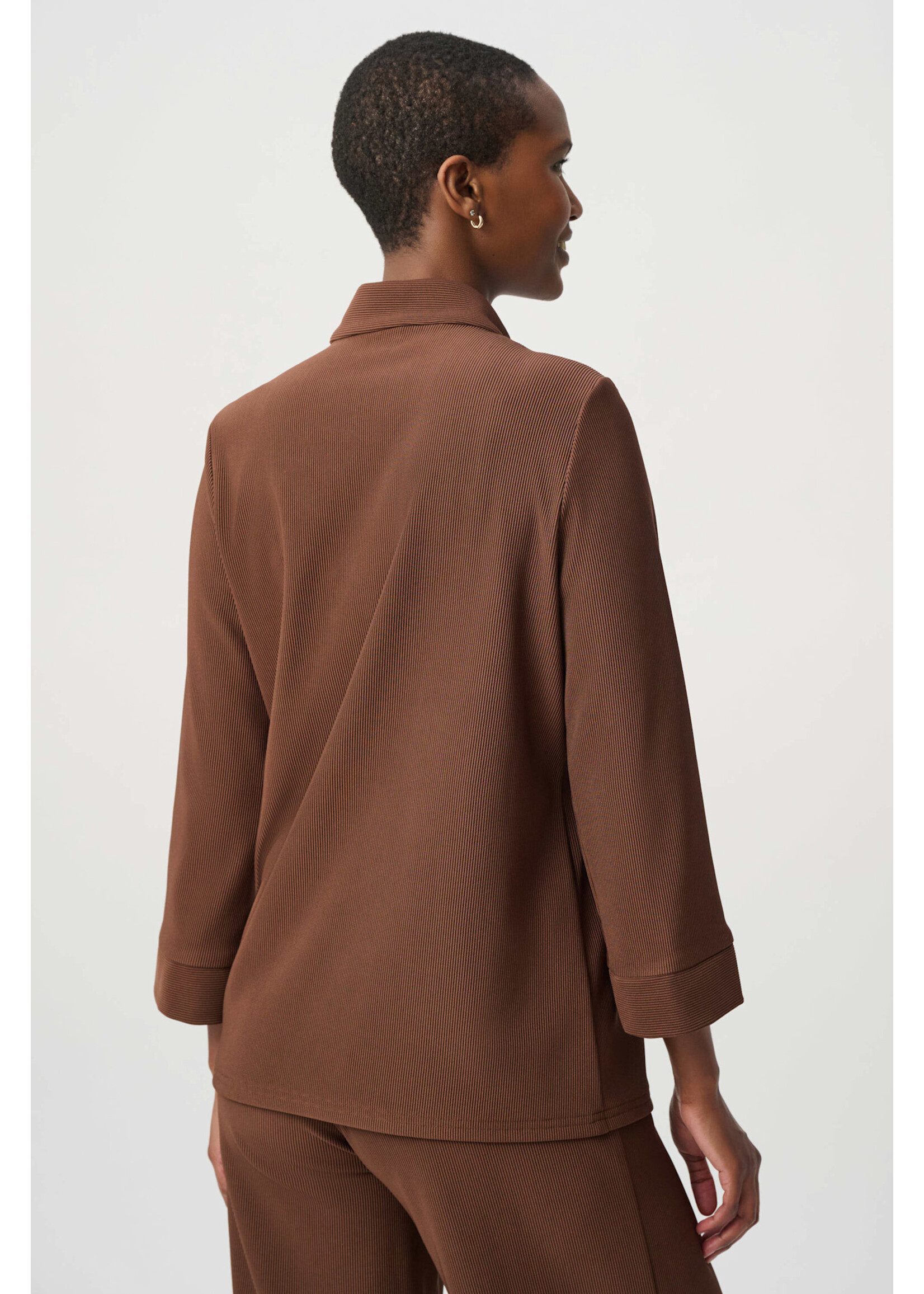 Joseph Ribkoff Joseph Ribkoff Rib Knit Half Zip Top