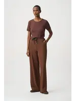 Joseph Ribkoff Joseph Ribkoff Rib Knit Wide Leg Pull On Pants