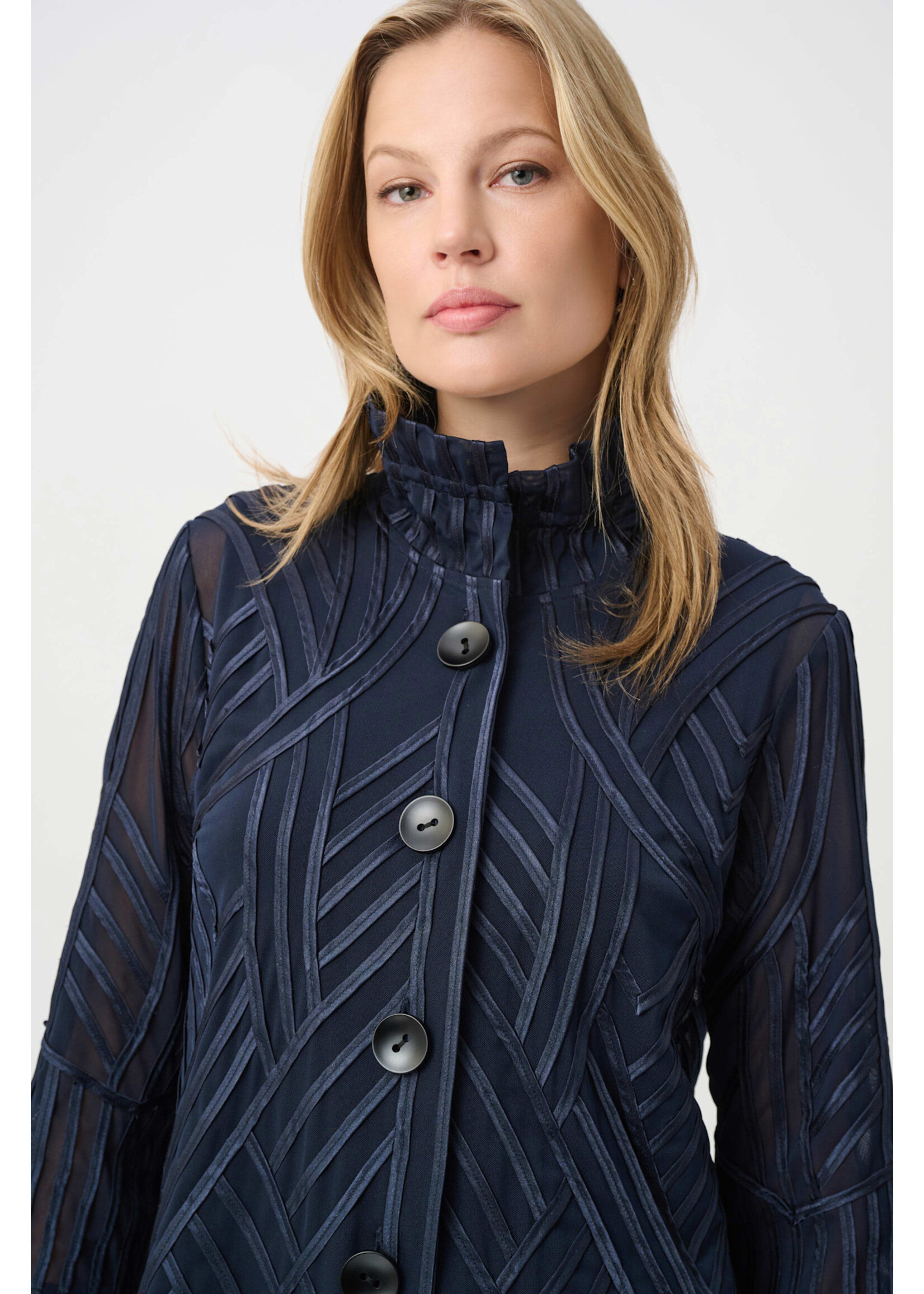 Joseph Ribkoff Joseph Ribkoff Tone-on-Tone Soutache Jacket