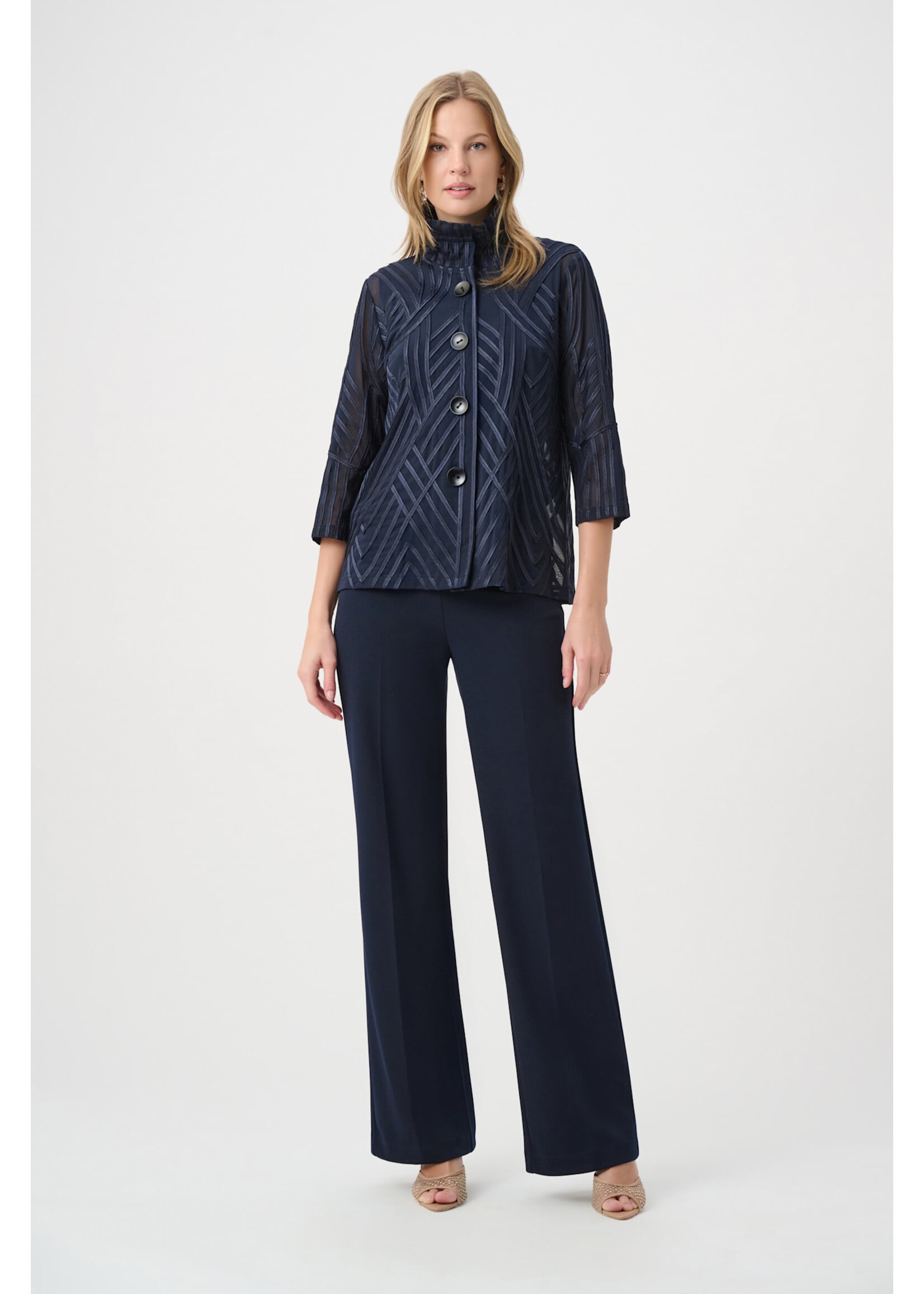 Joseph Ribkoff Joseph Ribkoff Tone-on-Tone Soutache Jacket