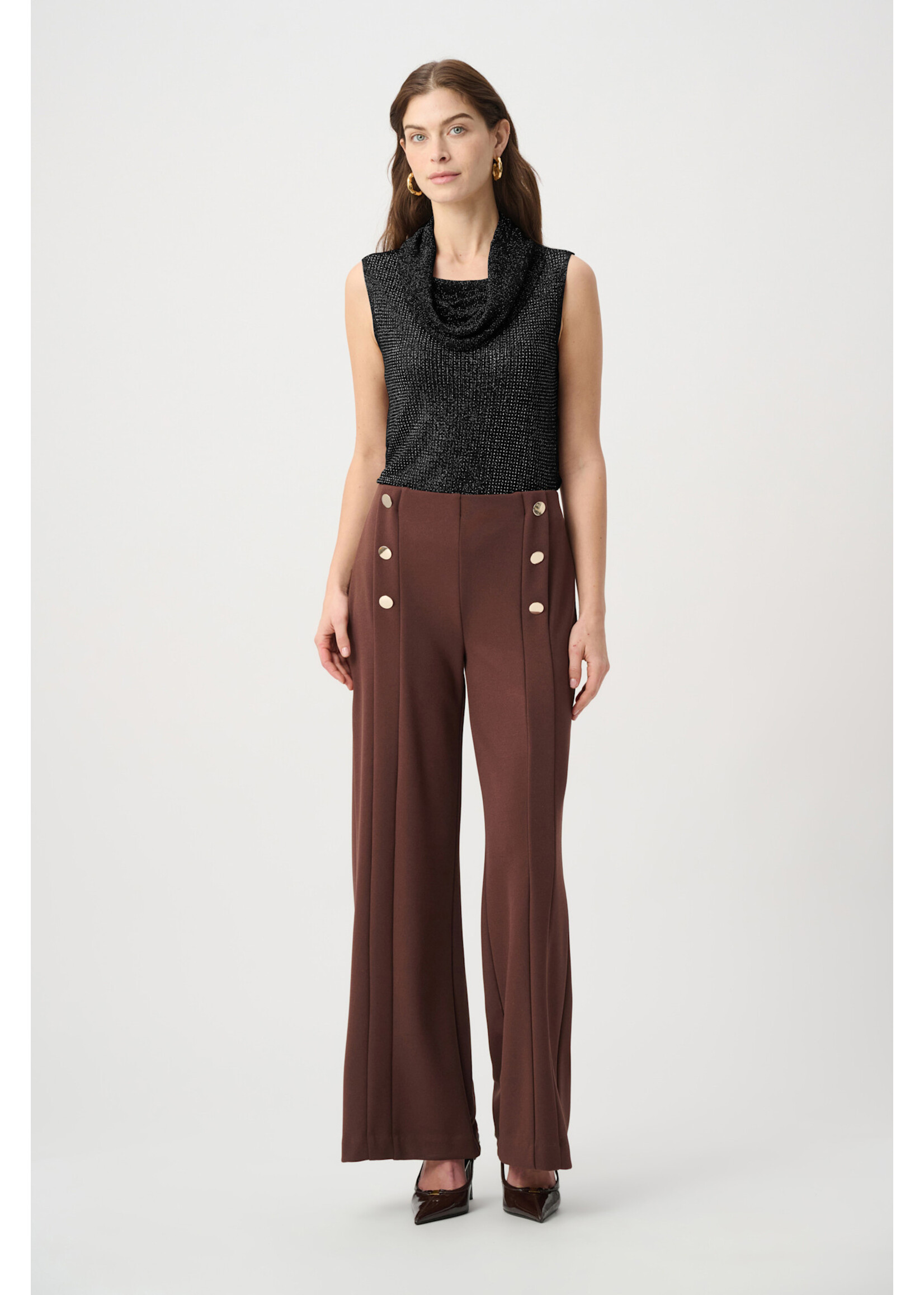 Joseph Ribkoff Joseph Ribkoff Rhinestone Cowl Neck Top