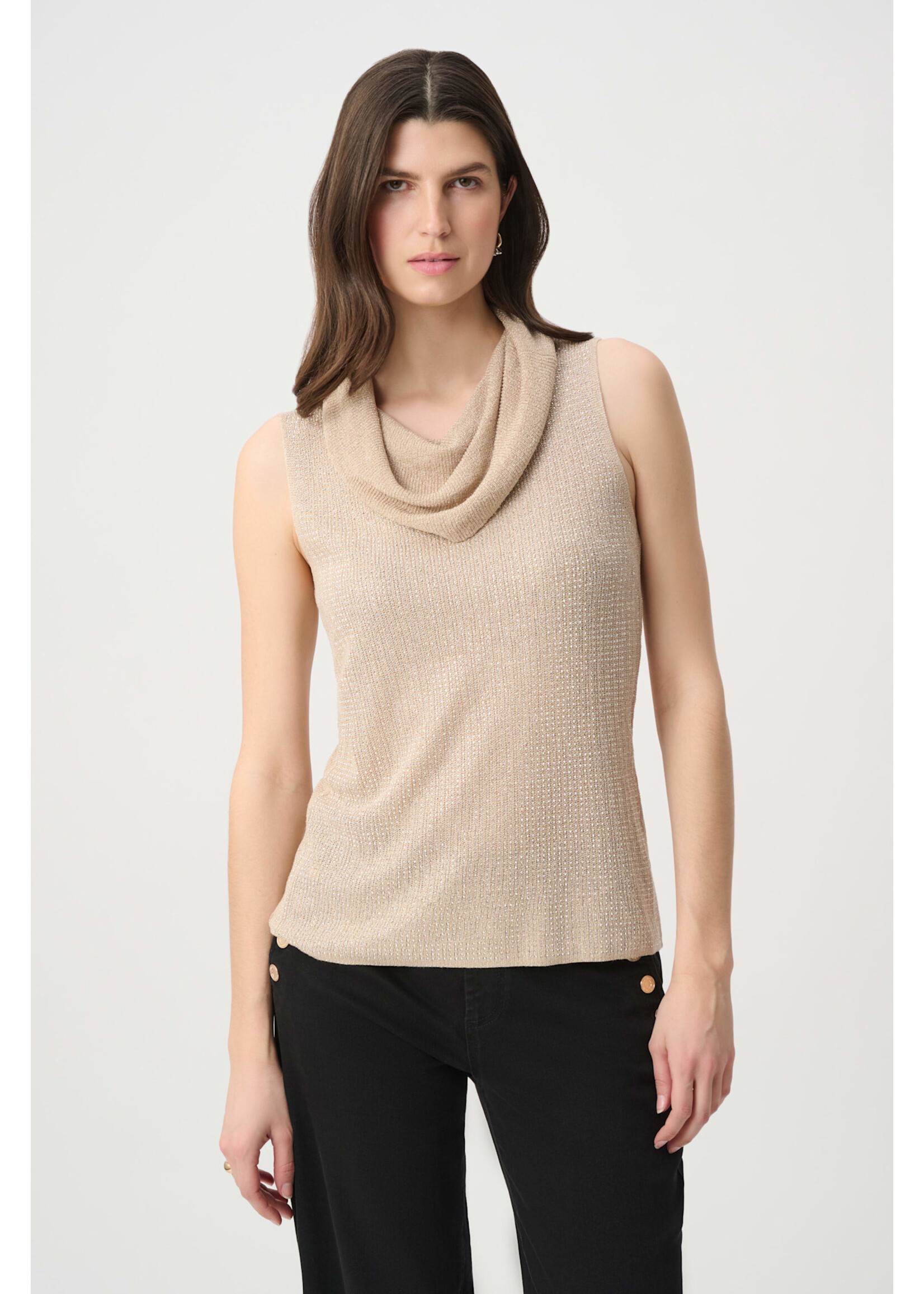 Joseph Ribkoff Joseph Ribkoff Rhinestone Cowl Neck Top