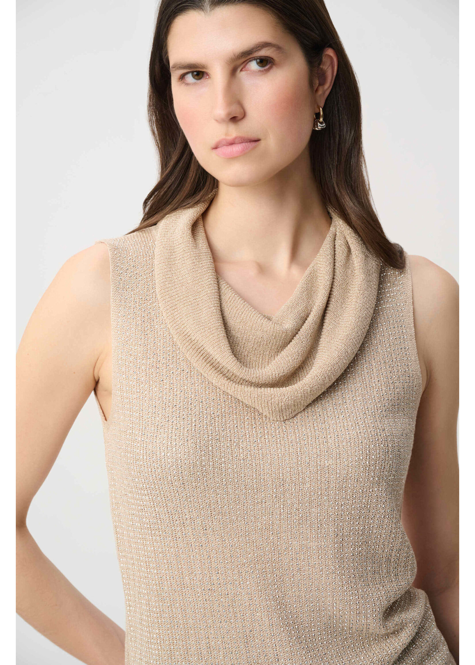 Joseph Ribkoff Joseph Ribkoff Rhinestone Cowl Neck Top