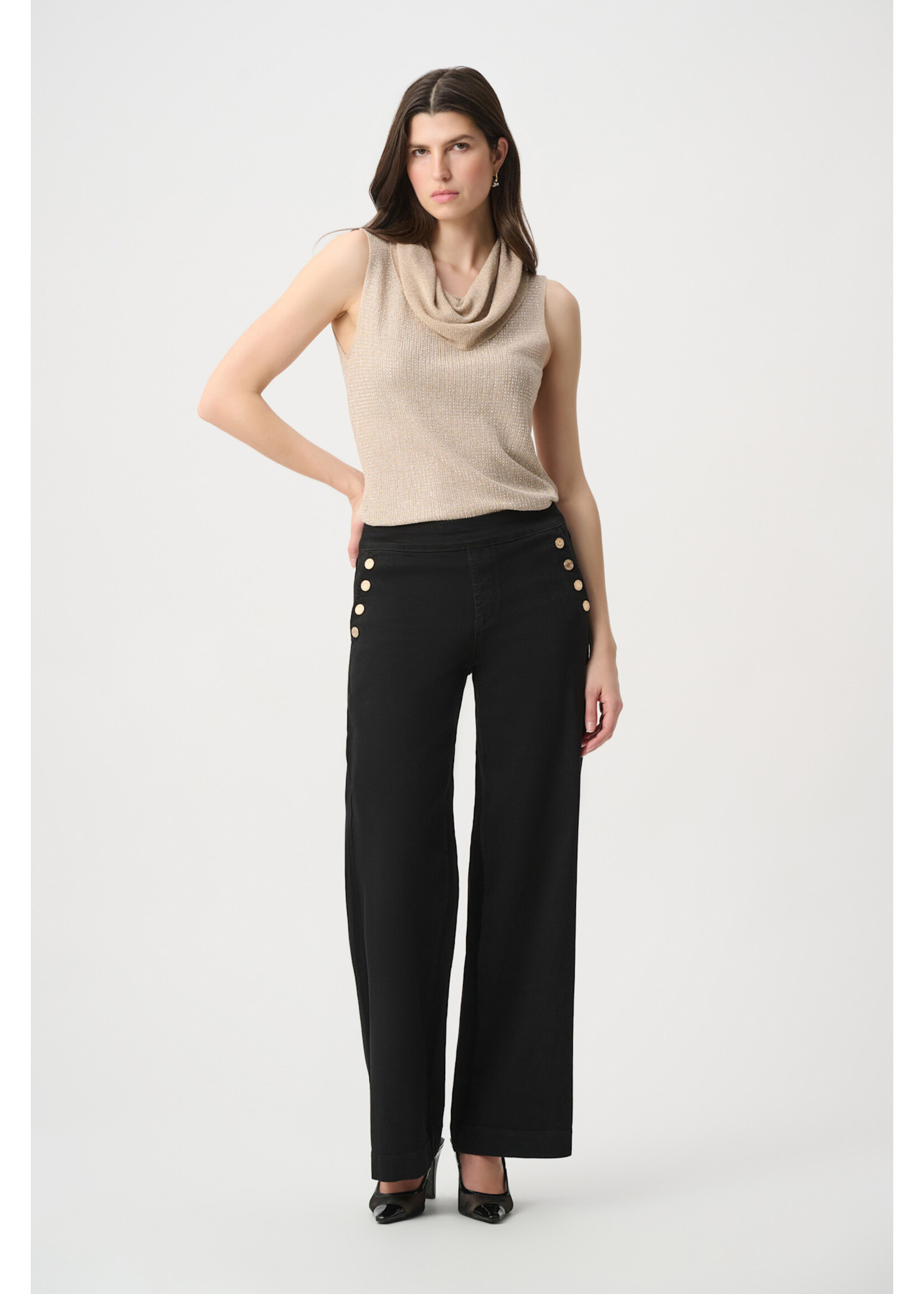 Joseph Ribkoff Joseph Ribkoff Rhinestone Cowl Neck Top