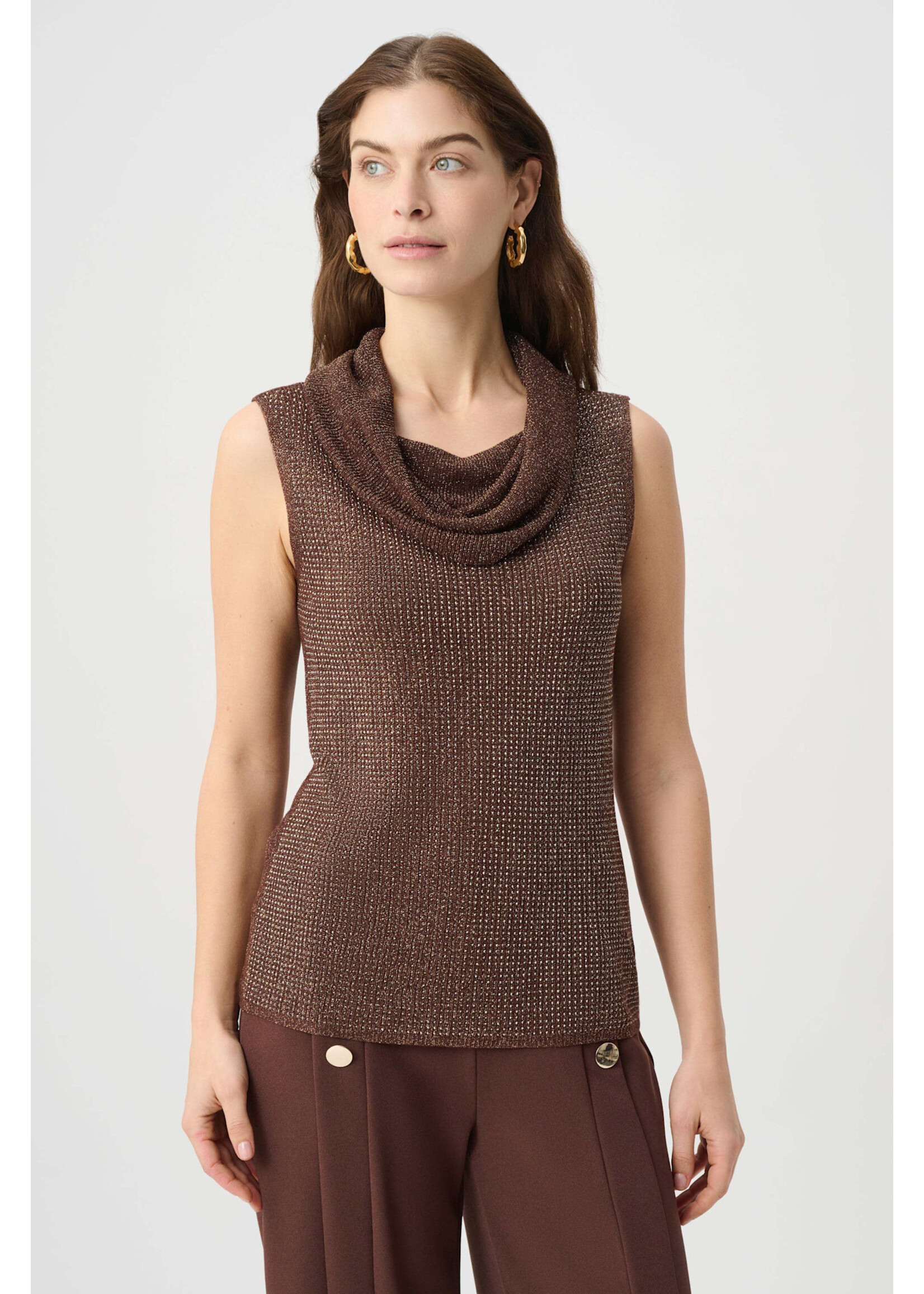 Joseph Ribkoff Joseph Ribkoff Rhinestone Cowl Neck Top
