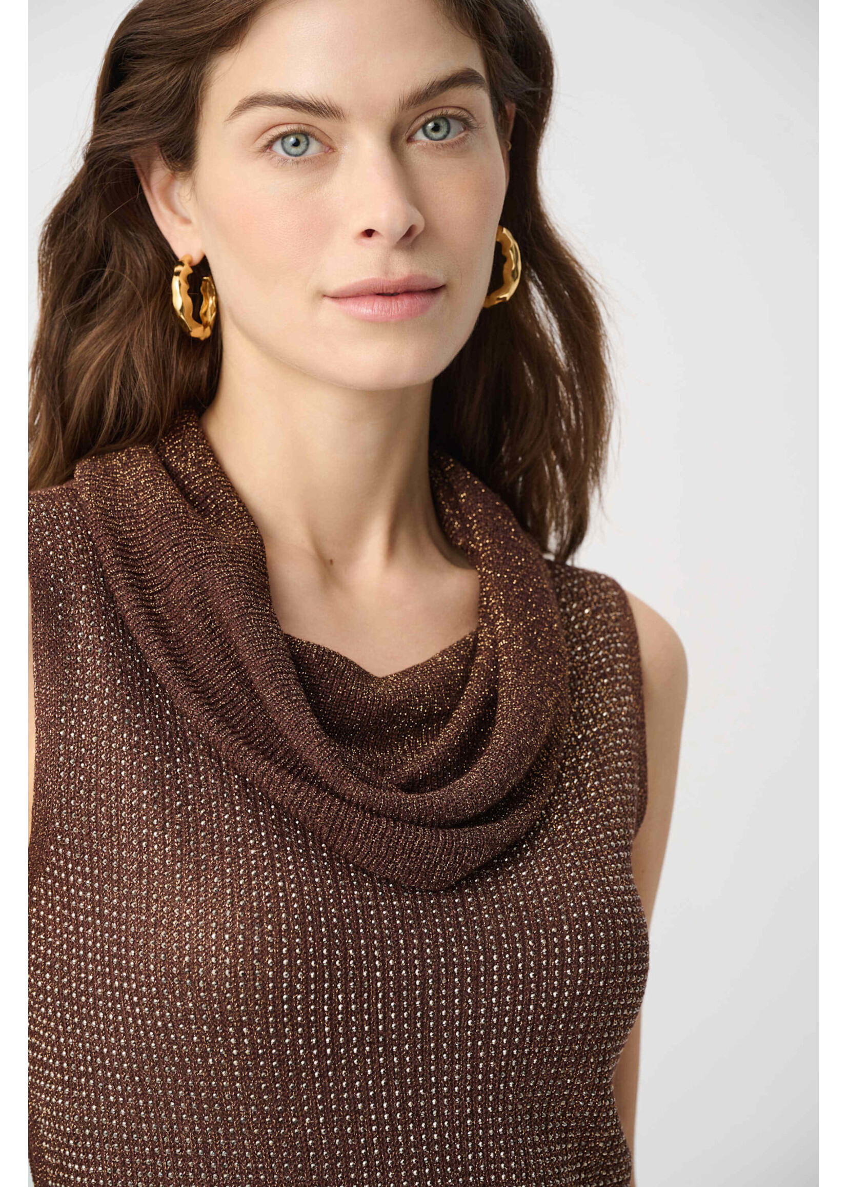 Joseph Ribkoff Joseph Ribkoff Rhinestone Cowl Neck Top