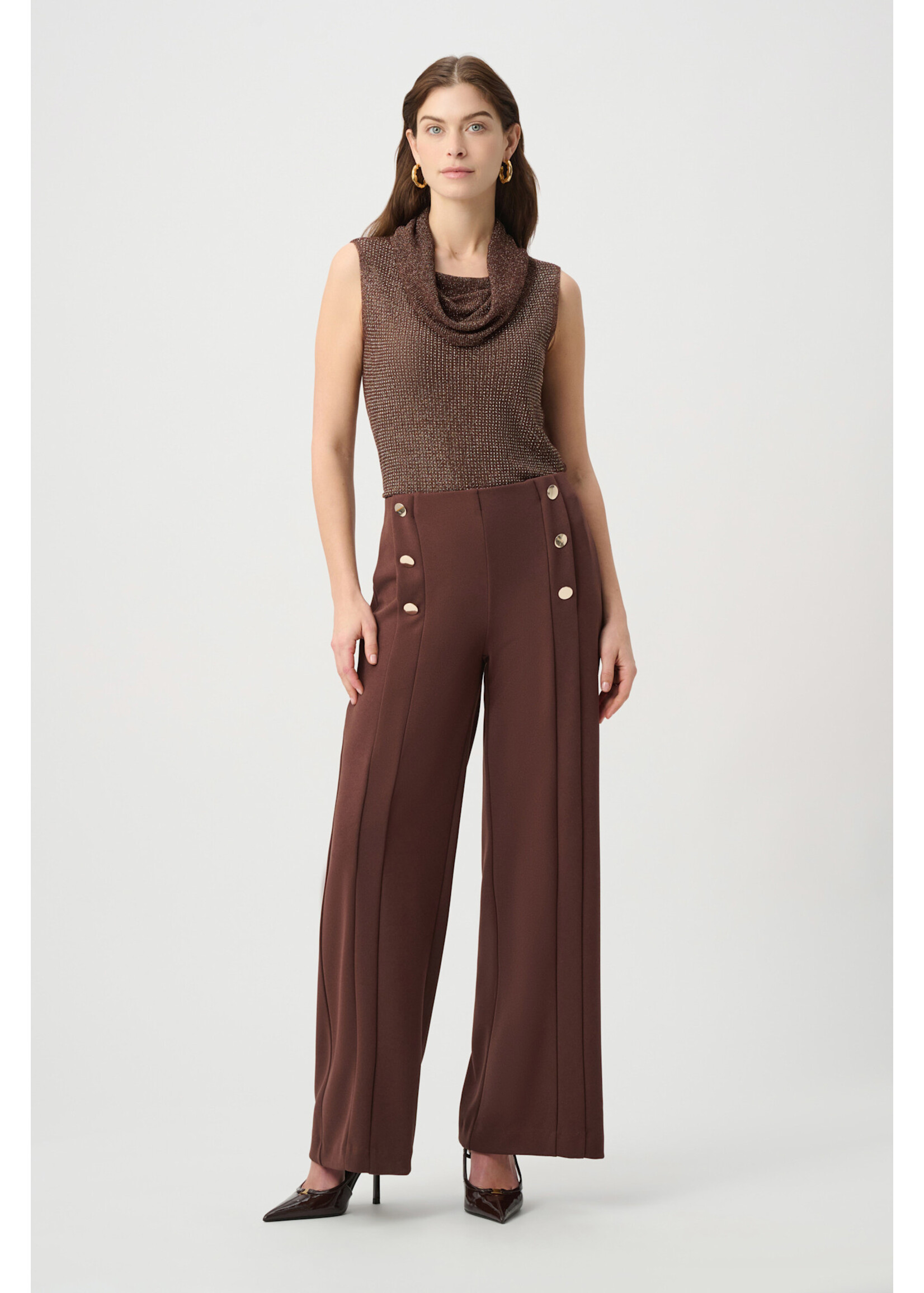Joseph Ribkoff Joseph Ribkoff Rhinestone Cowl Neck Top