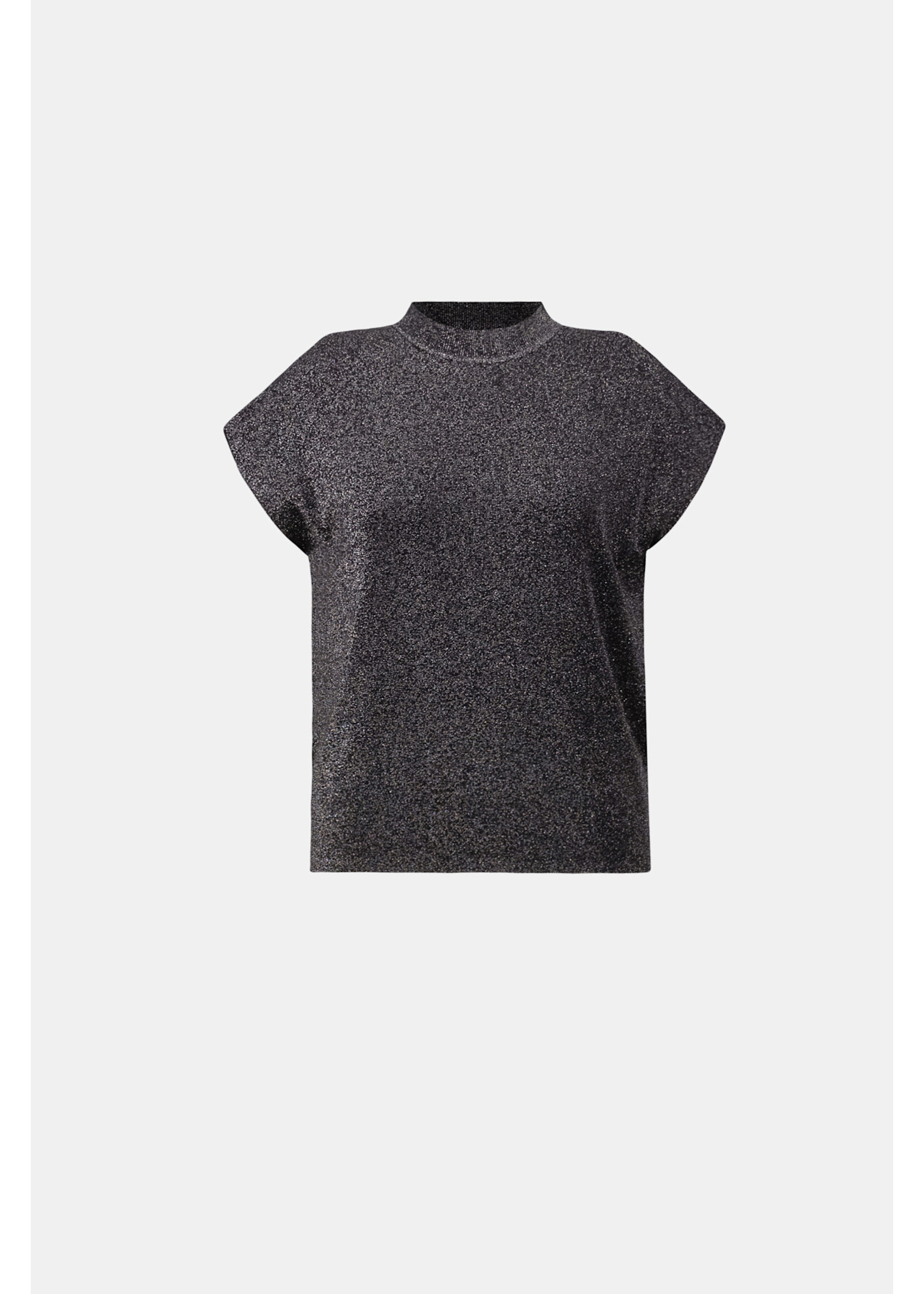 Joseph Ribkoff Joseph Ribkoff Mock Neck Lurex Sweater Top