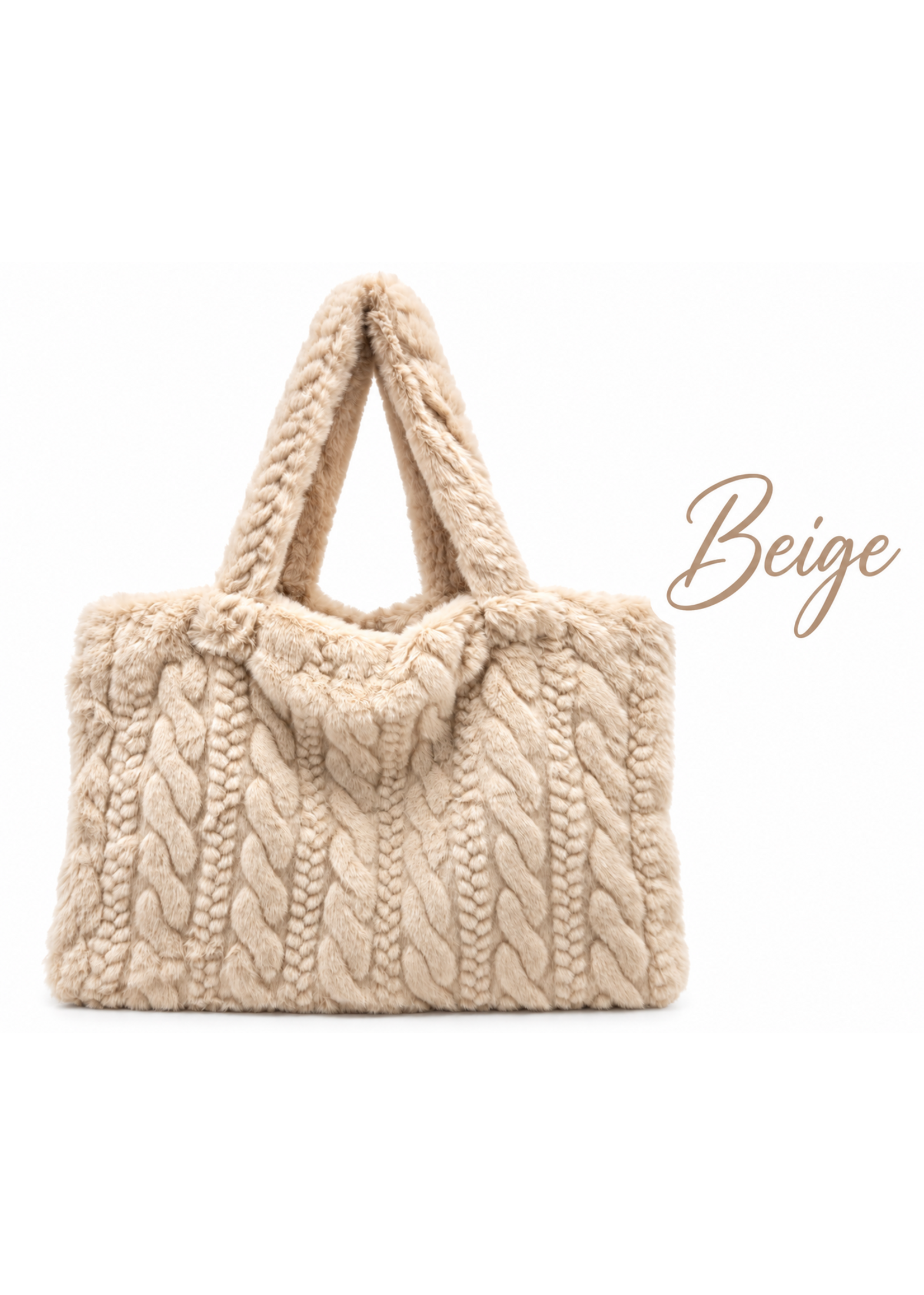 Tom & Eva Tom & Eva Faux Fur Tote Bag