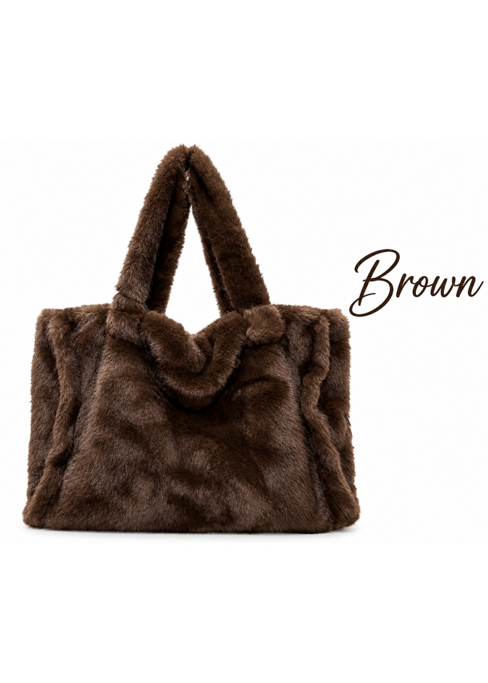 Tom & Eva Tom & Eva Faux Fur Tote Bag