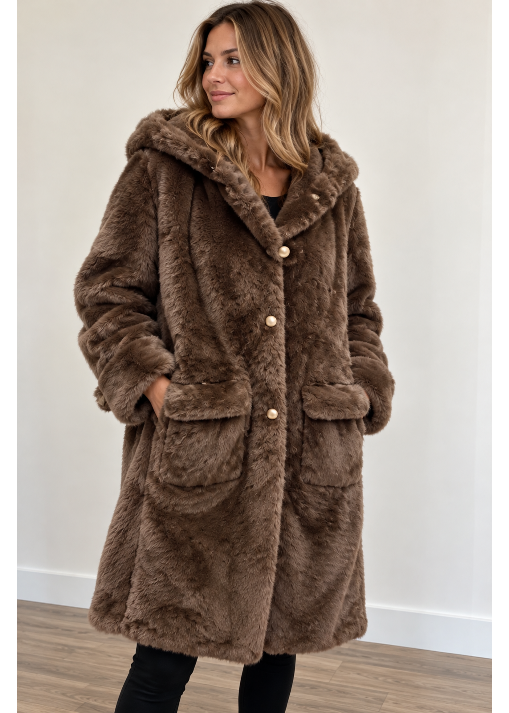 Tom & Eva Tom & Eva Heavy Faux Fur Coat