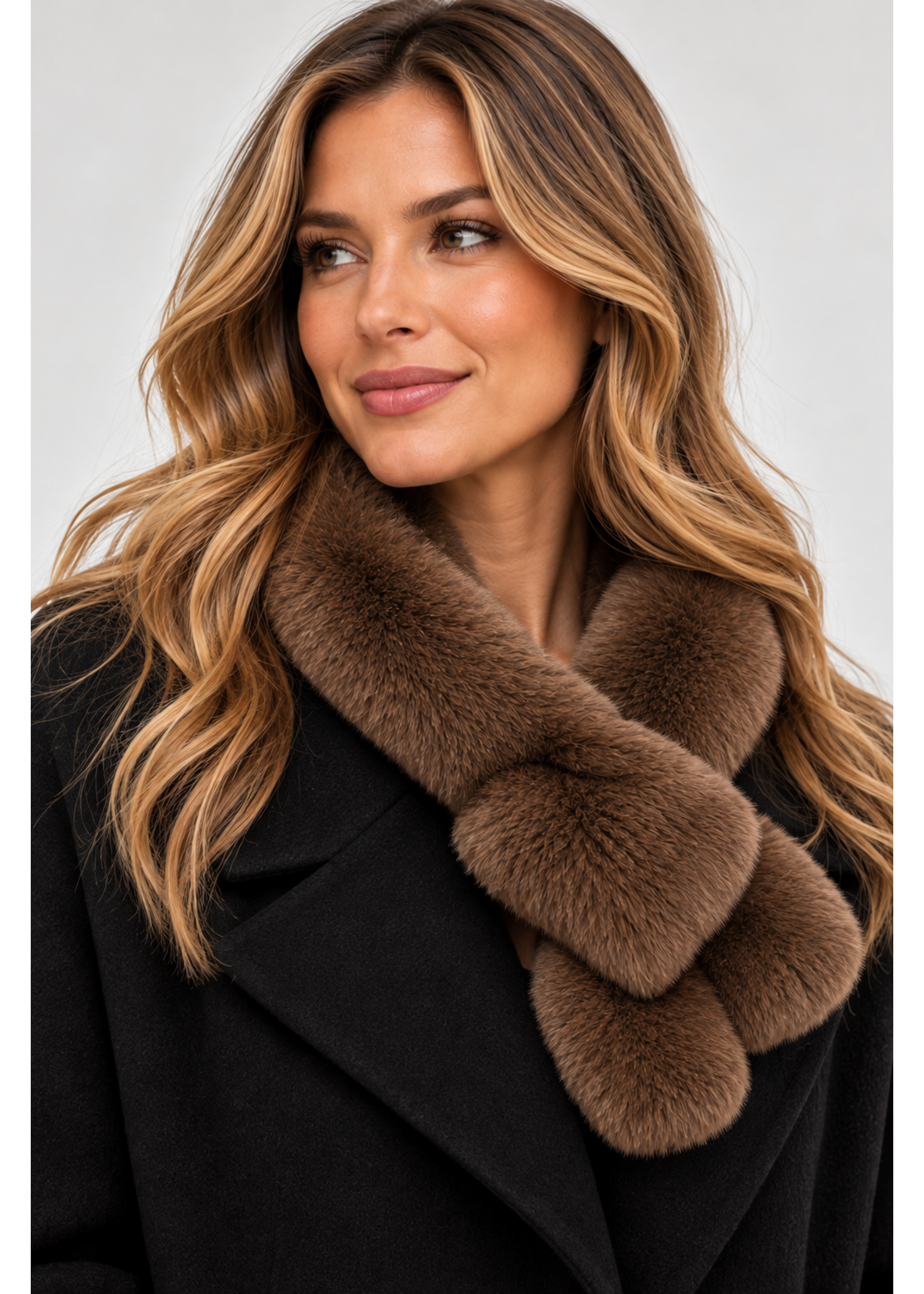 Tom & Eva Tom & Eva Faux Fur Scarf