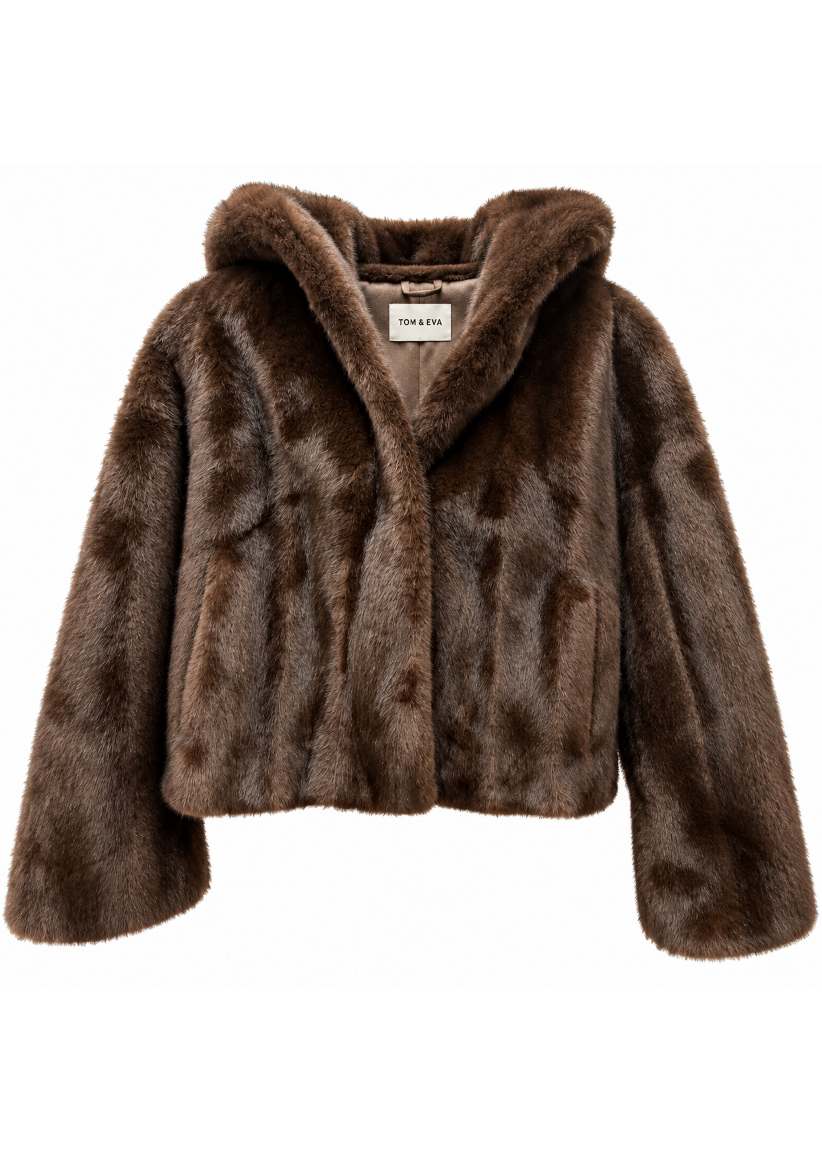 Furelle Furelle Faux Fur Hooded Jacket