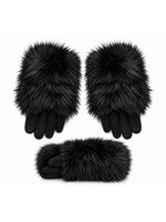 Tom & Eva Tom & Eva Faux Fur Cuff Gloves