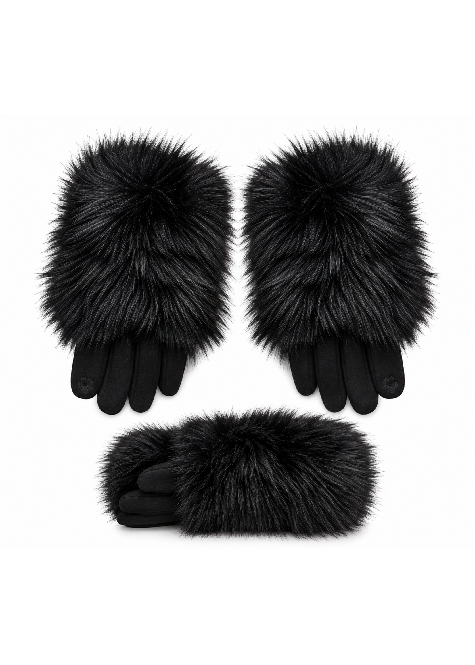 Tom & Eva Tom & Eva Faux Fur Cuff Gloves