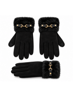 Tom & Eva Tom & Eva Slim Faux Fur Gloves