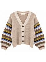Lavysh Lavysh Striped Arm Cardigan O/S