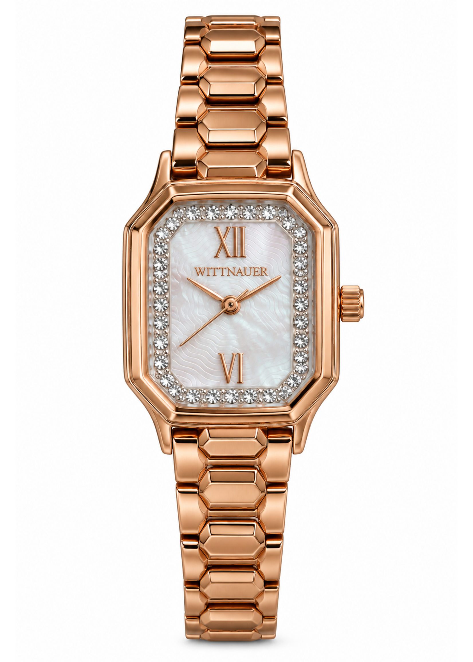 WITTNAUER Ladies RG Square Mother of Pearl