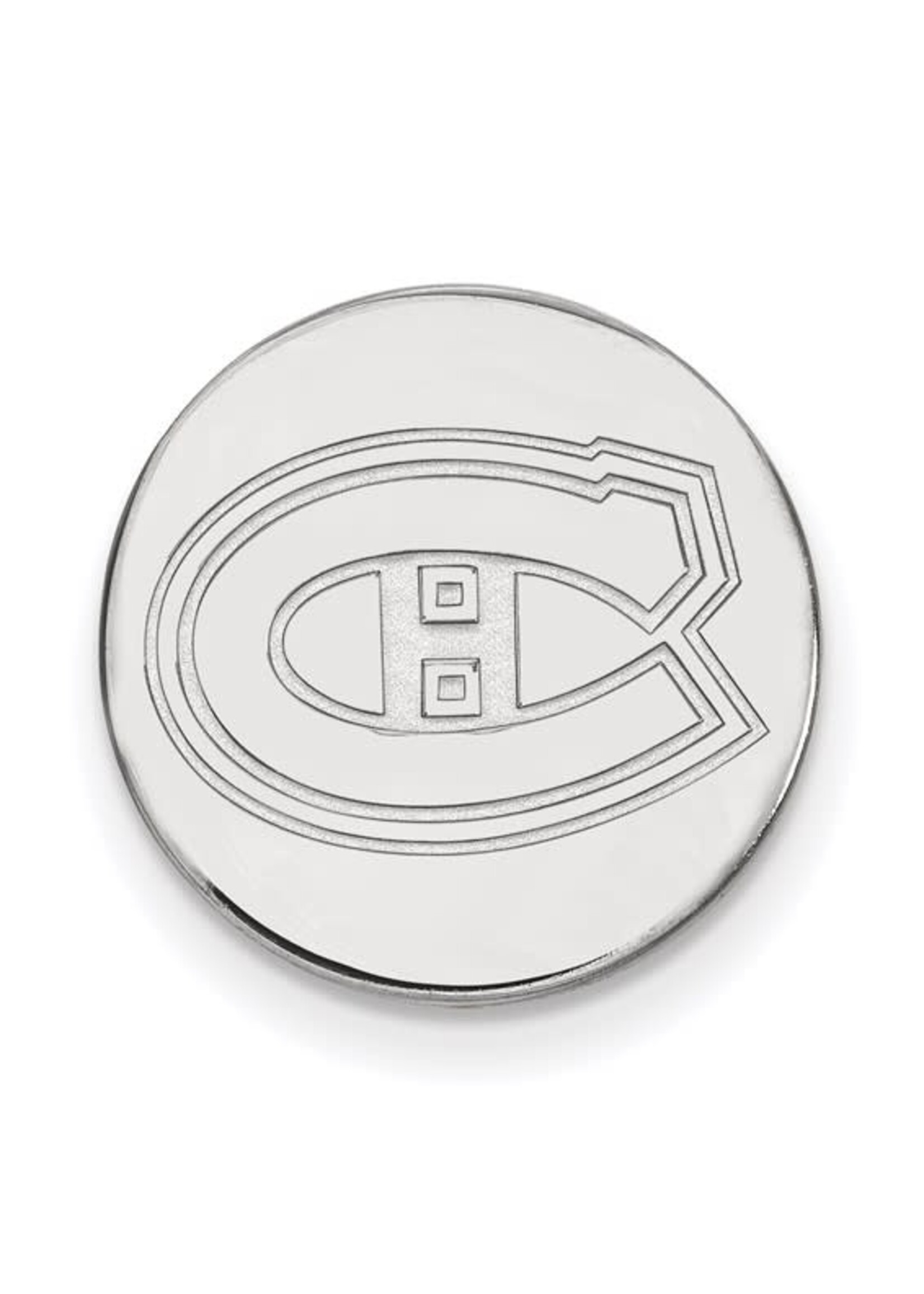 Quality Gold Sterling Silver Rhodium Plated Montreal Canadiens Lapel Pin