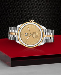 Tudor TUDOR Glamour Double Date  42 mm steel case, Steel and yellow gold bezel