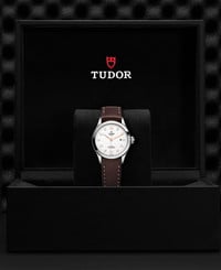 Tudor TUDOR 1926  28 mm steel case, White diamond-set dial