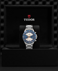 Tudor TUDOR Heritage Chrono Blue  Opaline and blue dial, Steel bracelet