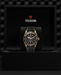 Tudor TUDOR Black Bay Bronze  43 mm bronze case, Black leather strap