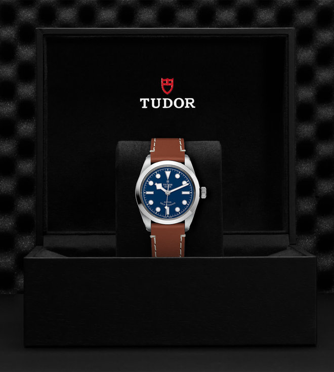 Tudor TUDOR Black Bay 36  36 mm steel case, Brown leather strap