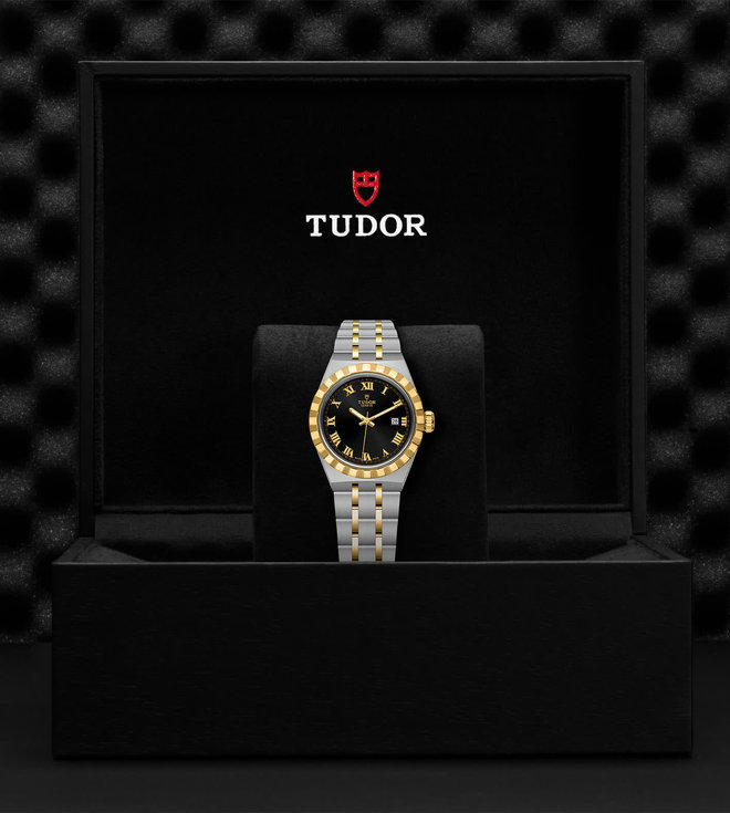 Tudor TUDOR Royal  28 mm steel case, Yellow gold bezel