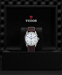 Tudor TUDOR 1926  41 mm steel case, Opaline and blue dial