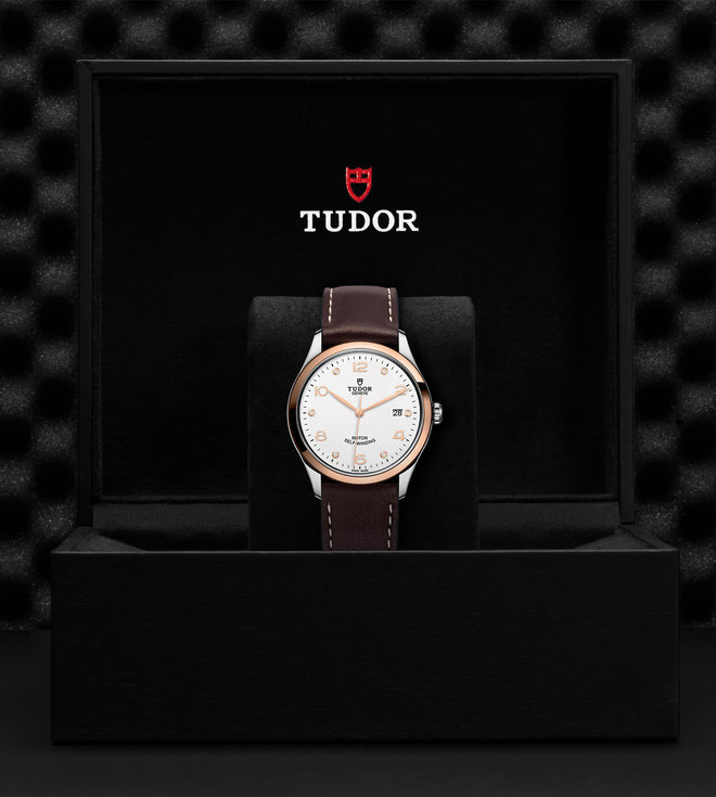 Tudor TUDOR 1926  39 mm steel case, White diamond-set dial