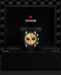 Tudor TUDOR Black Bay Chrono S&G 41 mm steel case, Black fabric strap
