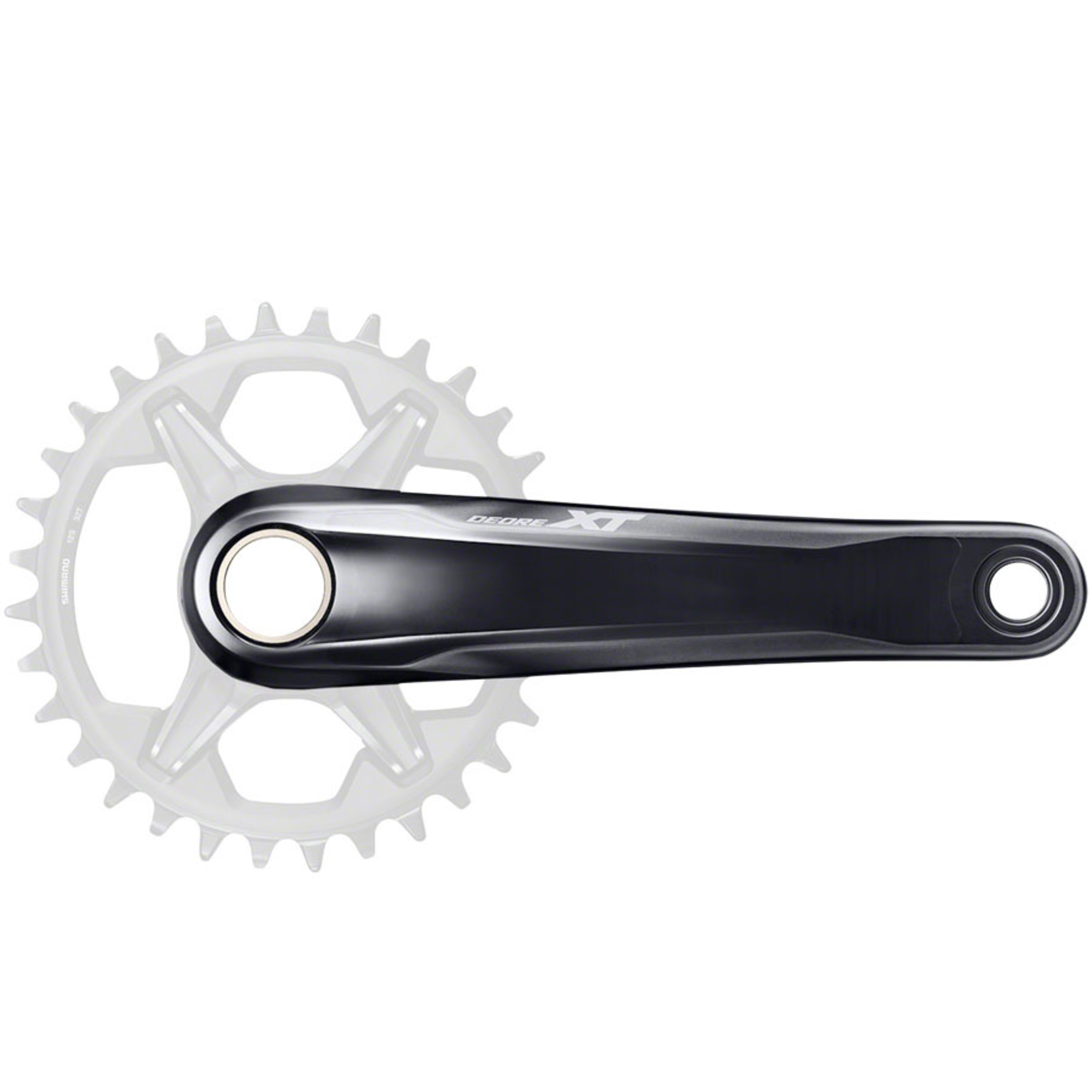 Shimano DEORE XT FC-M8130-1 Crankset - 170mm 12-Speed Direct Mount II Interface Black - Mountain Dog Cycling