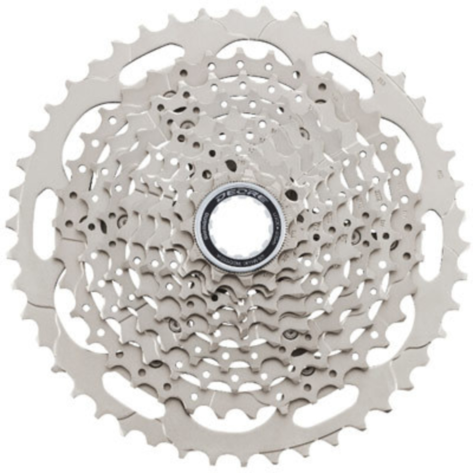 Shimano Shimano Deore CS-M4100-10 Cassette - 10-Speed, 11-46t, Silver