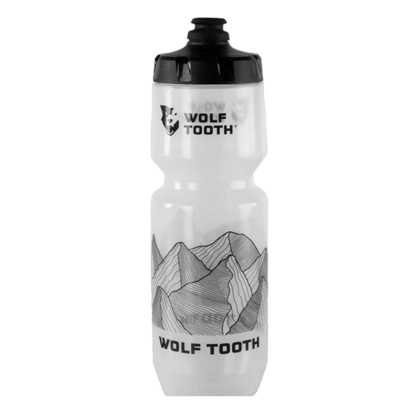 Wolf Tooth Components Wolf Tooth Range Water Bottle 26oz Clear