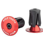 Wolf Tooth Components Wolf Tooth Alloy Bar End Plugs Red