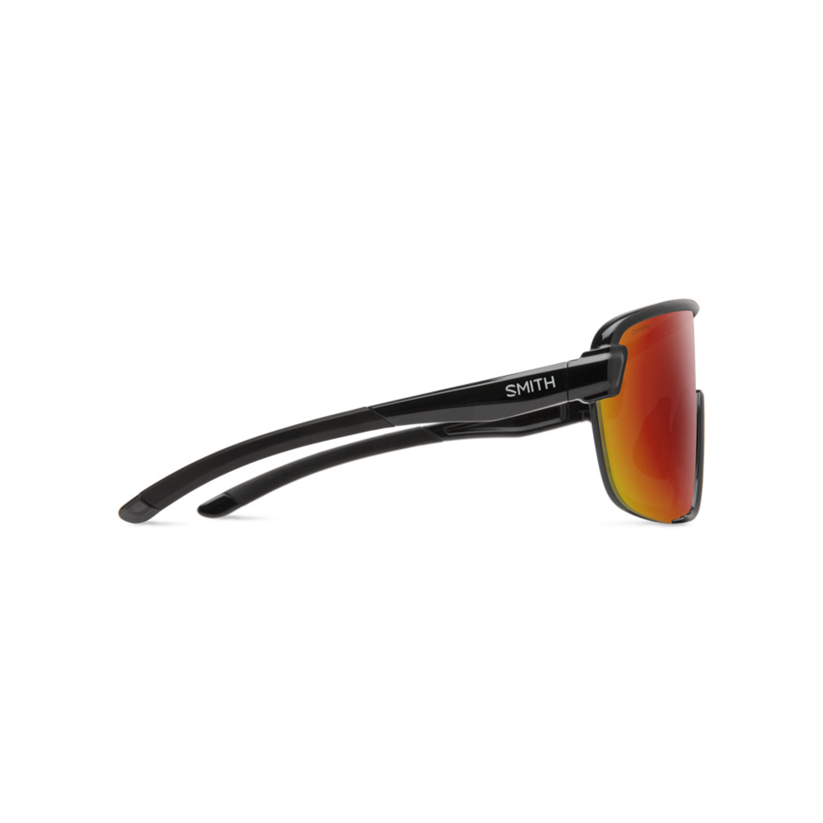 Smith Optics Smith Bobcat Sunglasses Black + ChromaPop Red Mirror Lens