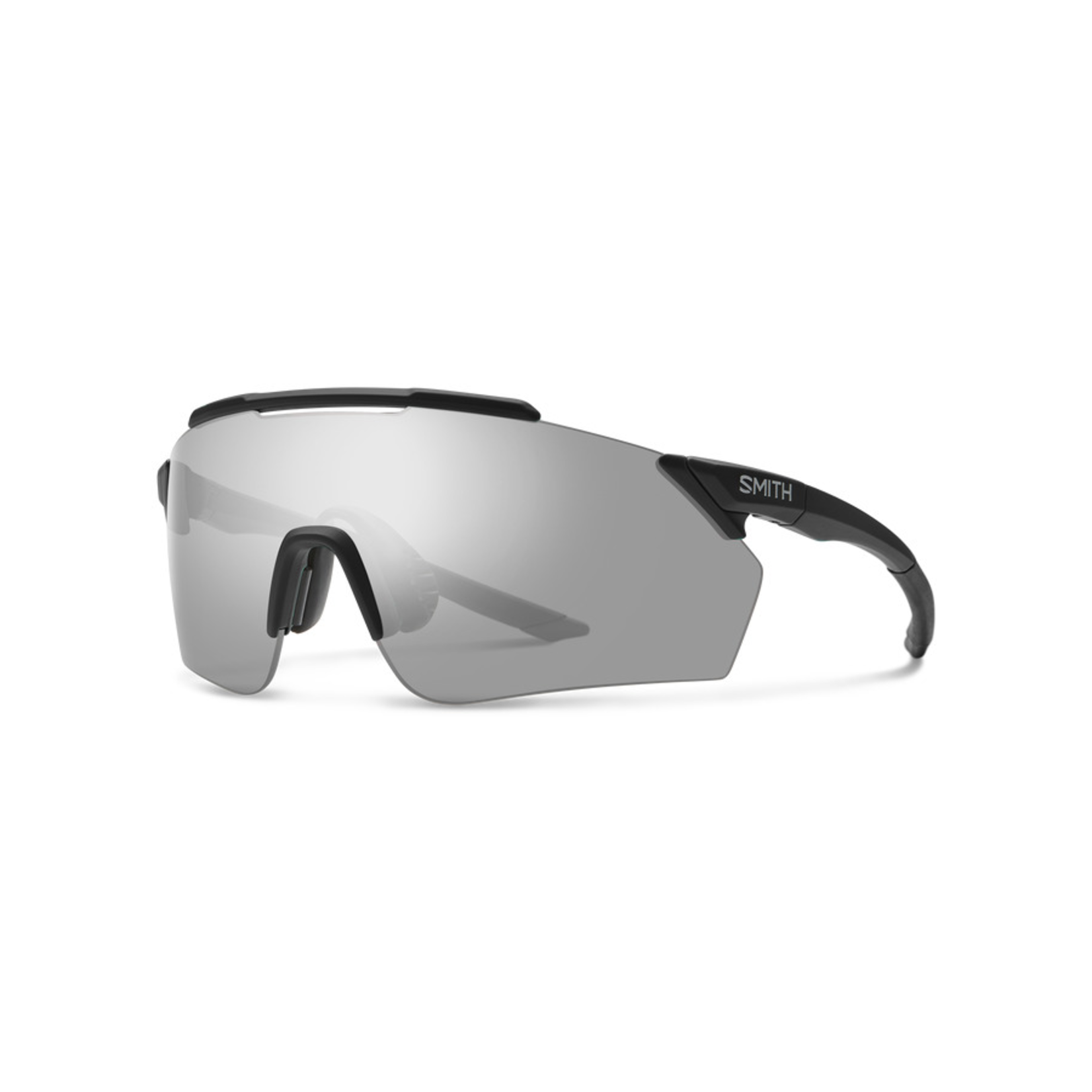 Smith Optics Smith Ruckus Sunglasses Matte Black + ChromaPop Platinum Mirror Lens