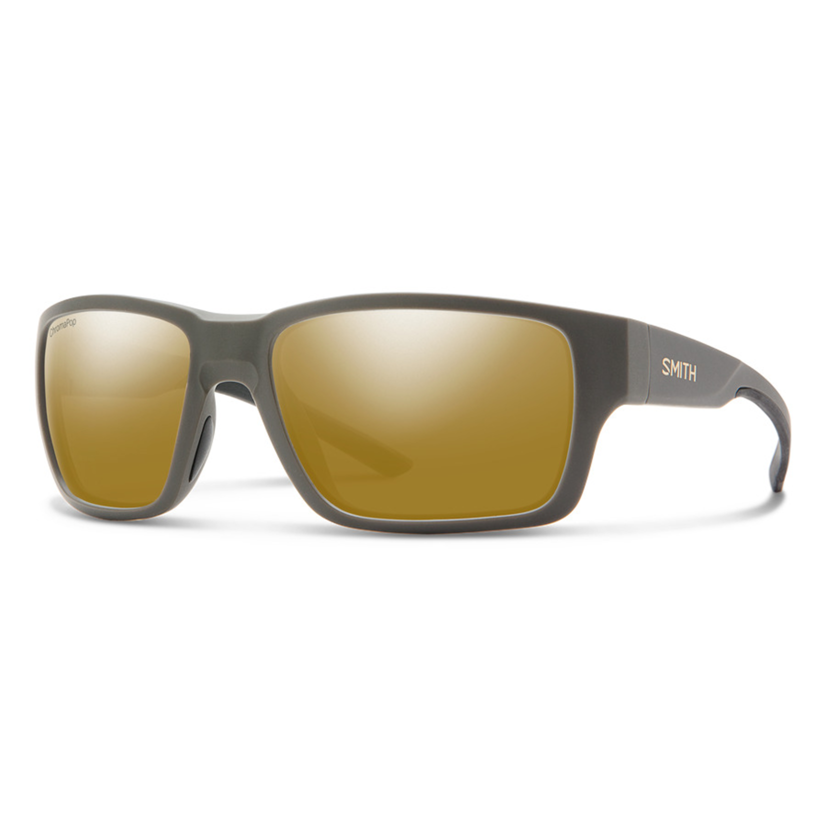 Smith Optics Smith Outback Sunglasses Matte Gravy + ChromaPop Polarized Bronze Mirror Lens