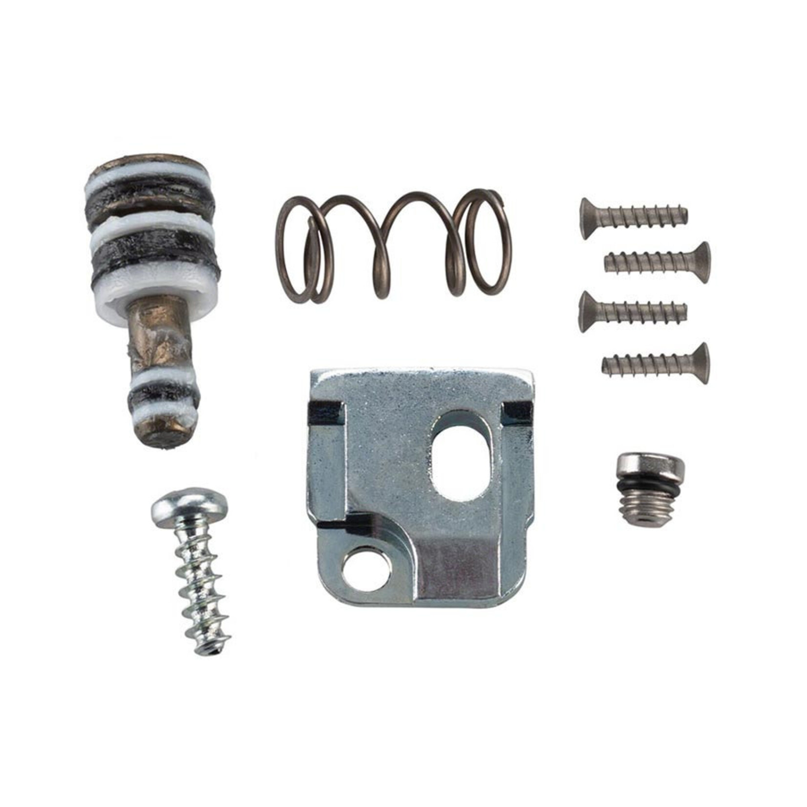 SRAM SRAM HRD/HRR Hydraulic Brake Master Piston Assembly Kit with Piston Plate and Bleed Screw Left/Front Lever