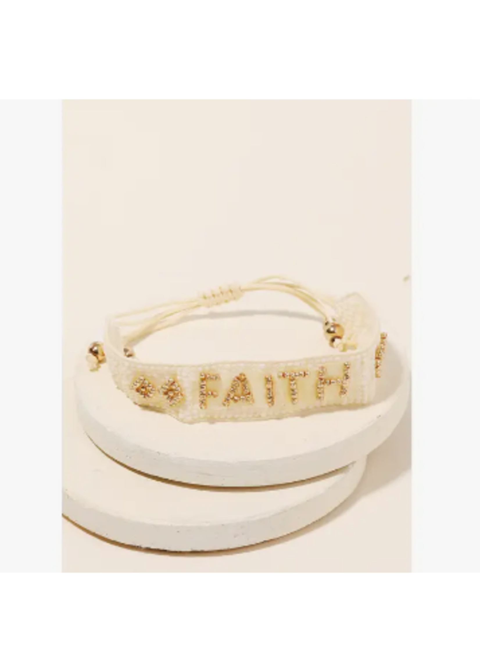 Beaded Faith Bracelet