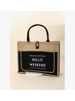 Hello Weekend Tote Bag