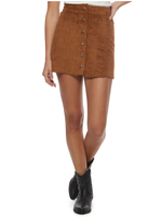 Lucie Faux Suede Skirt