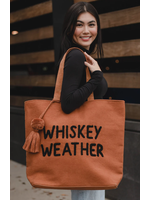 Whiskey Weather Tote - Camel