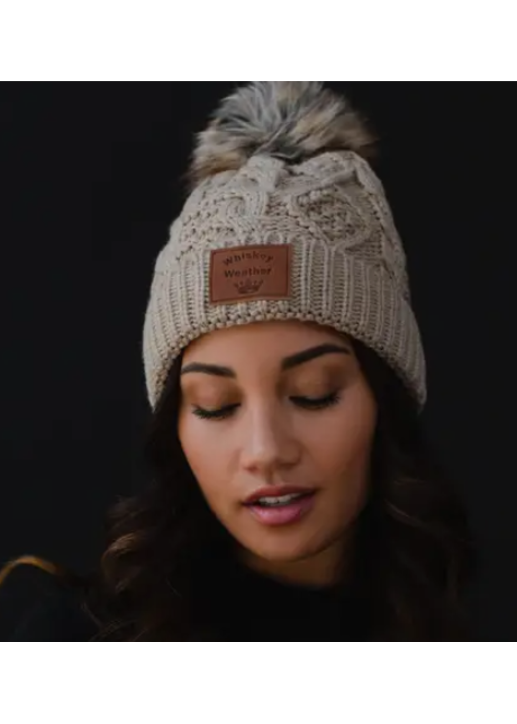 Whiskey Knit Hat - Taupe