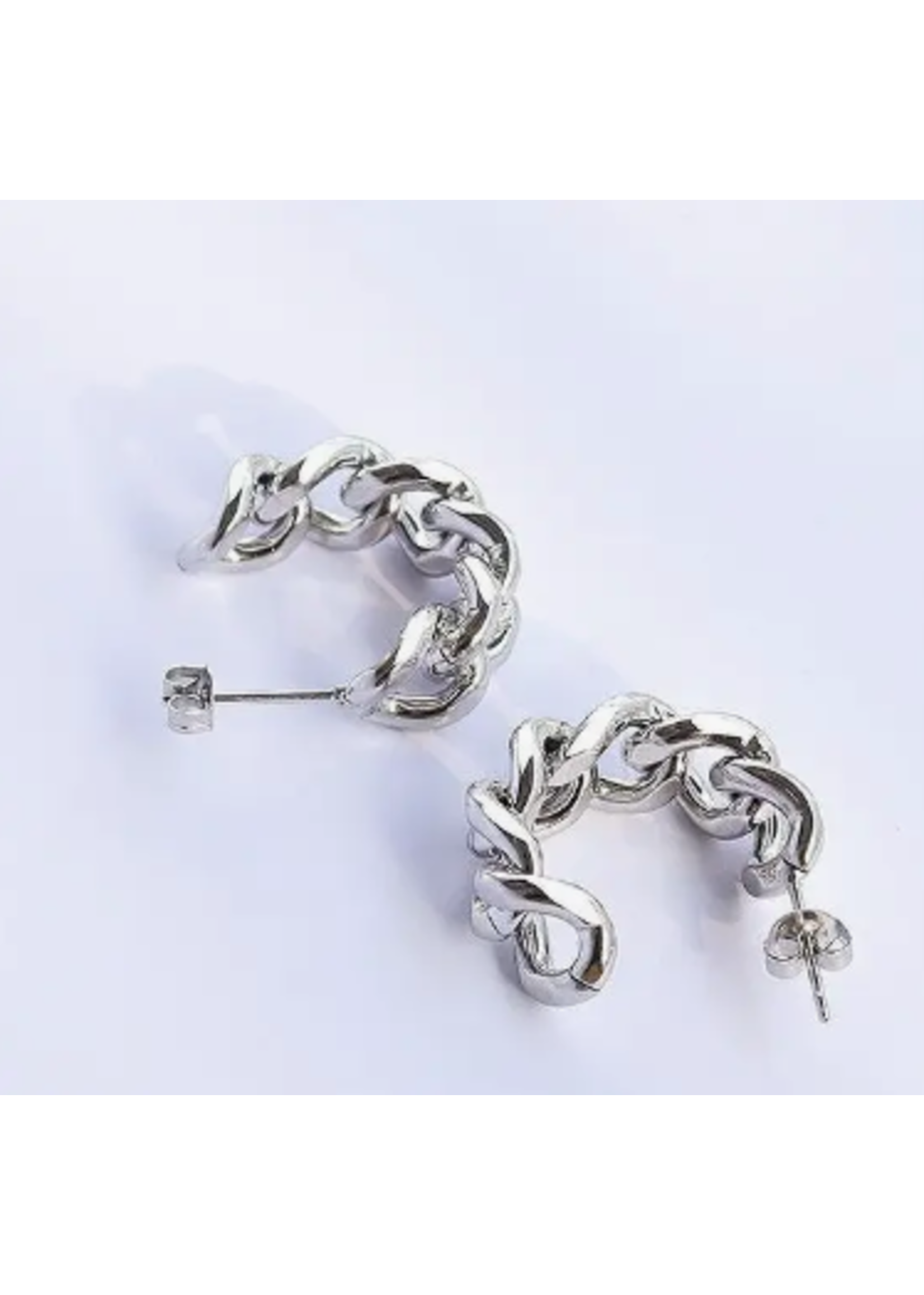 Lennyx Silver Hoop Earring