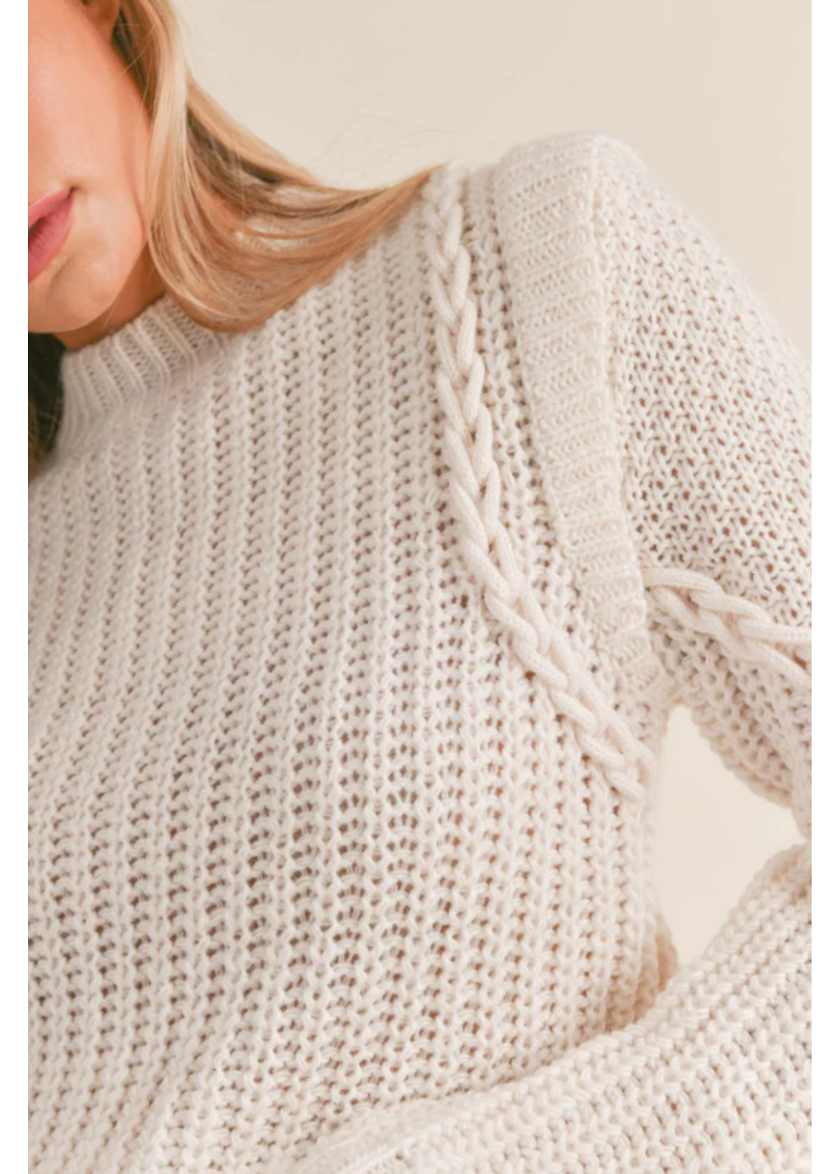 Kimble Braided Knit Sweater